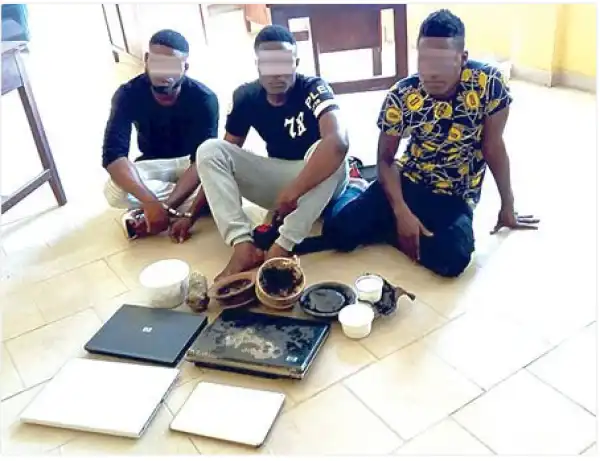 How we used charms to defraud victims on the internet – ‘Yahoo yahoo’ boys nabbed in Ibadan